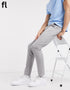 Silver Grey Cotton Imported Stuff Pant Smart Fit